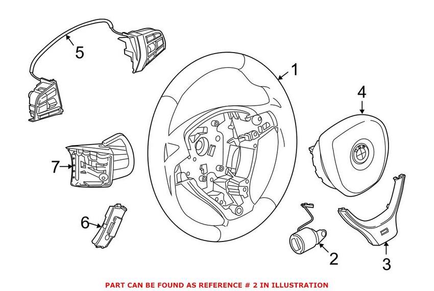 BMW Steering Wheel Vibration Generator 32336787452